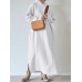 Women Thick Puff Sleeve Loose Sweatshirt Maxi Length Hooded Casual Midi Dresses